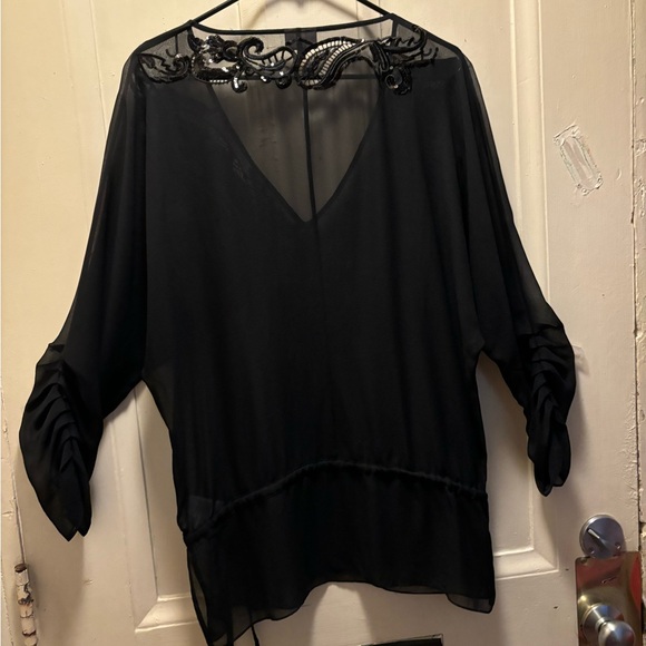 KAREN MILLEN Beautiful embroidered blouse, very good condition, size 12 - Picture 16 of 16